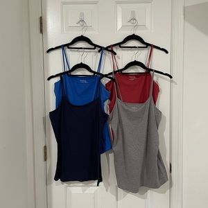 Set of Four Basic Tank Tops